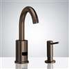 Fontana Commercial Light Oil Rubbed Bronze Touchless Automatic Sensor Faucet & Manual Soap Dispenser